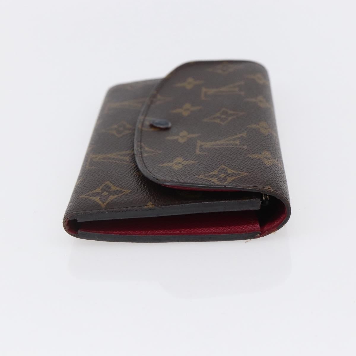 Louis Vuitton Louis Vuitton Emilie Wallet Monogram Canvas Bruin
