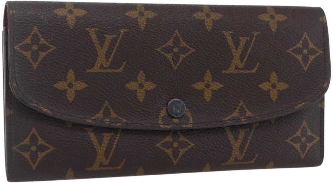 Louis Vuitton Louis Vuitton Emilie Wallet Monogram Canvas Bruin