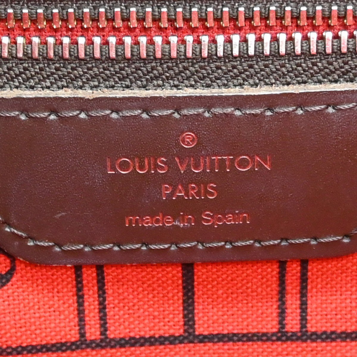 Louis Vuitton Neverfull Tote Damier MM Bruin