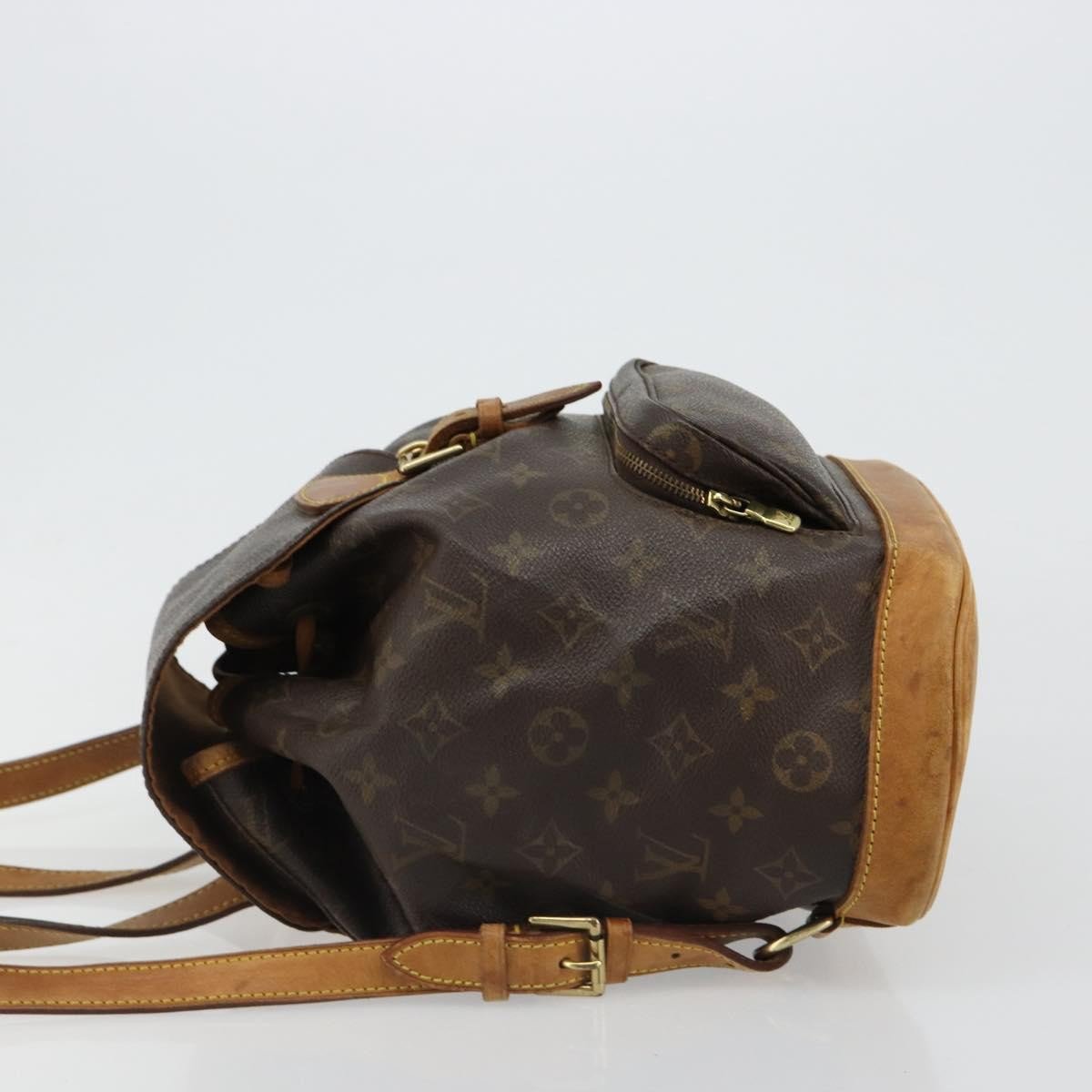 Louis Vuitton Vintage Montsouris Monogram Canvas PM Bruin