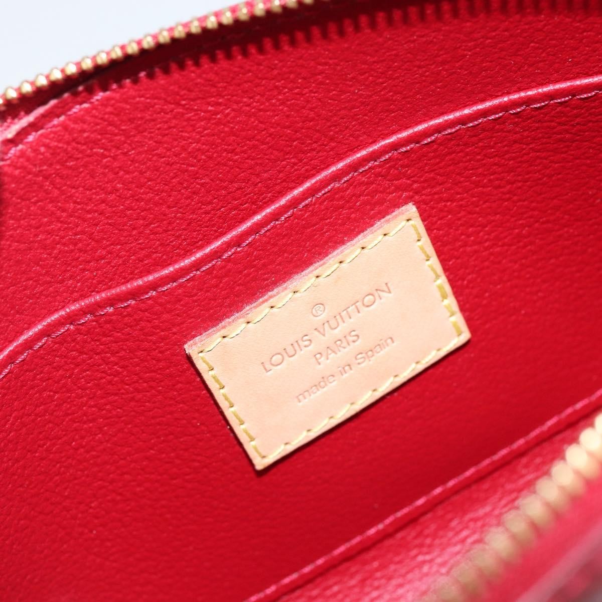 Louis Vuitton Louis Vuitton Cosmetic Pouch Limited Edition Monogram Vernis Rayures Rood