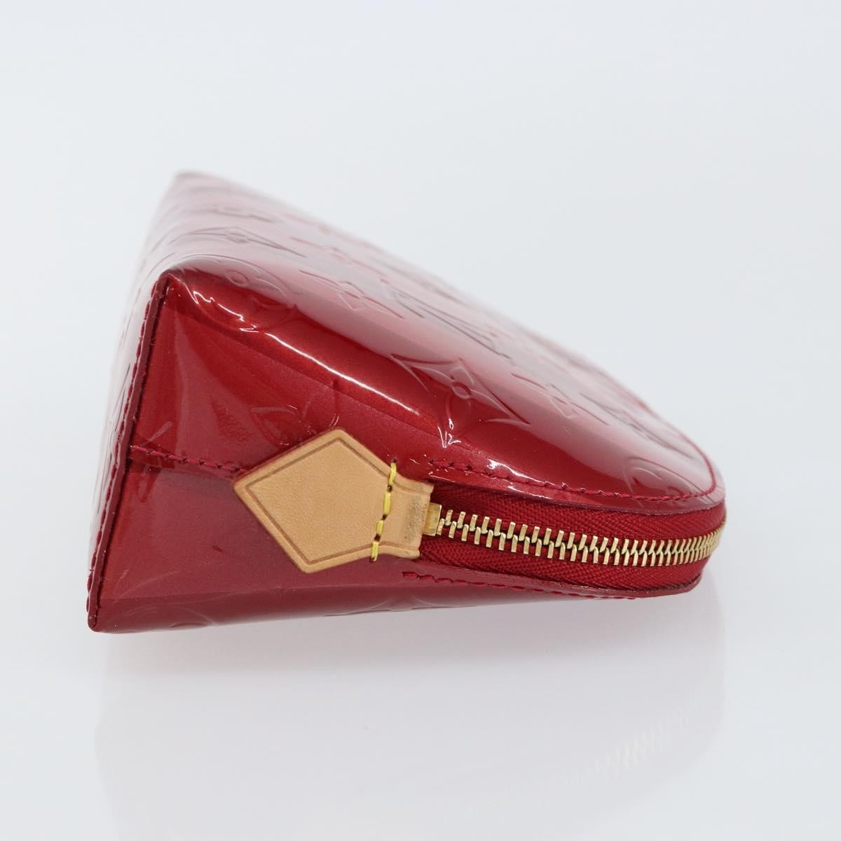 Louis Vuitton Louis Vuitton Cosmetic Pouch Limited Edition Monogram Vernis Rayures Rood