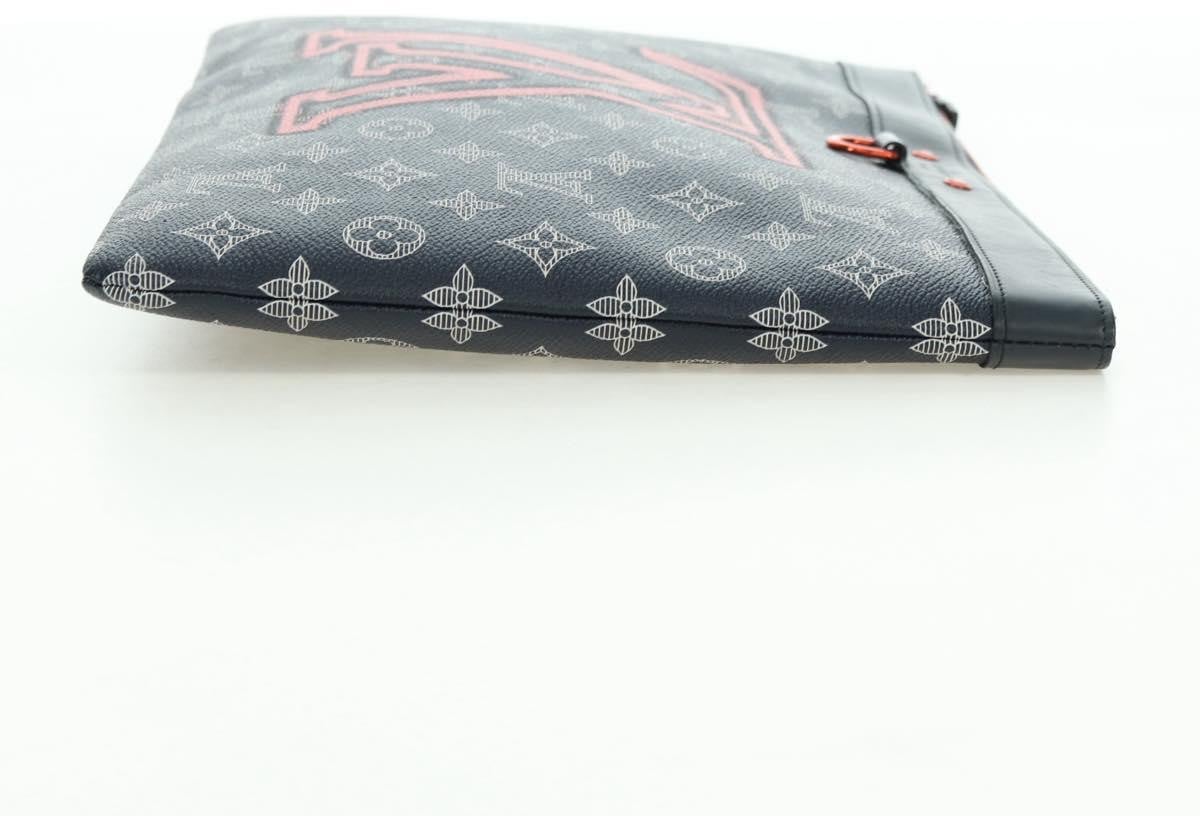 Louis Vuitton Pochette Apollo Limited Edition Upside Down Monogram Ink GM Navy