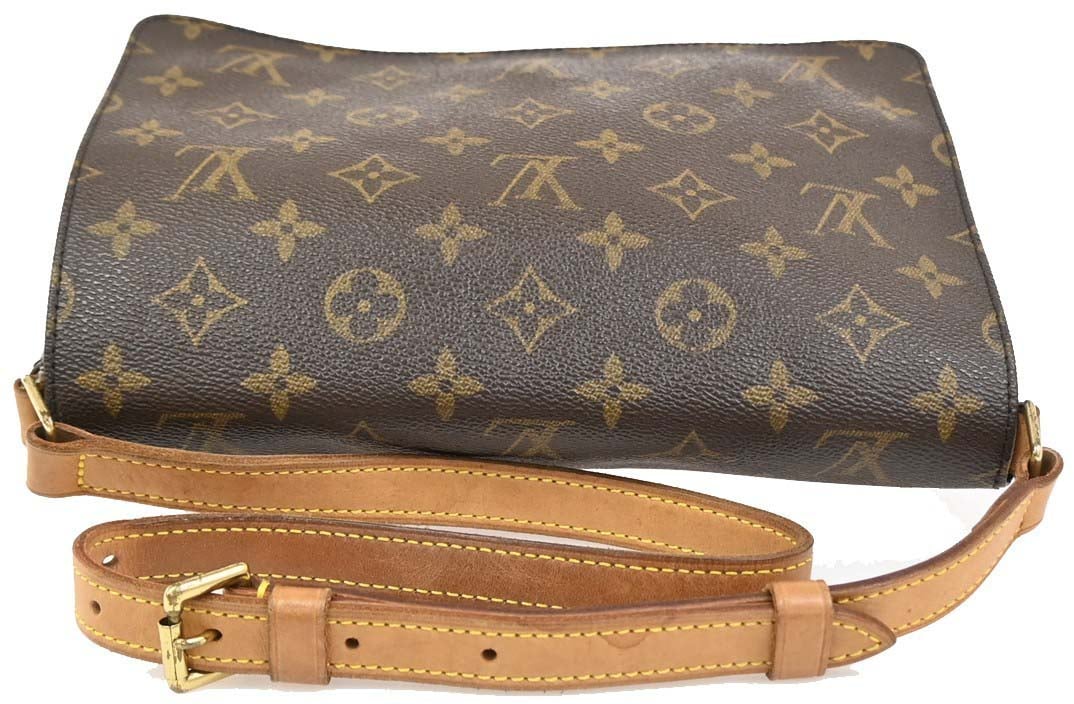 Louis Vuitton Musette Tango Monogram Canvas Bruin