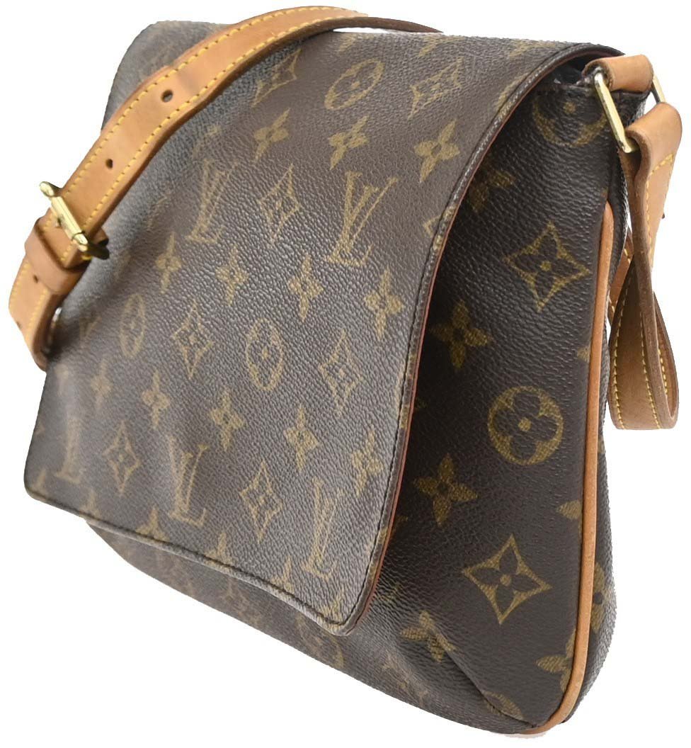 Louis Vuitton Musette Tango Monogram Canvas Bruin