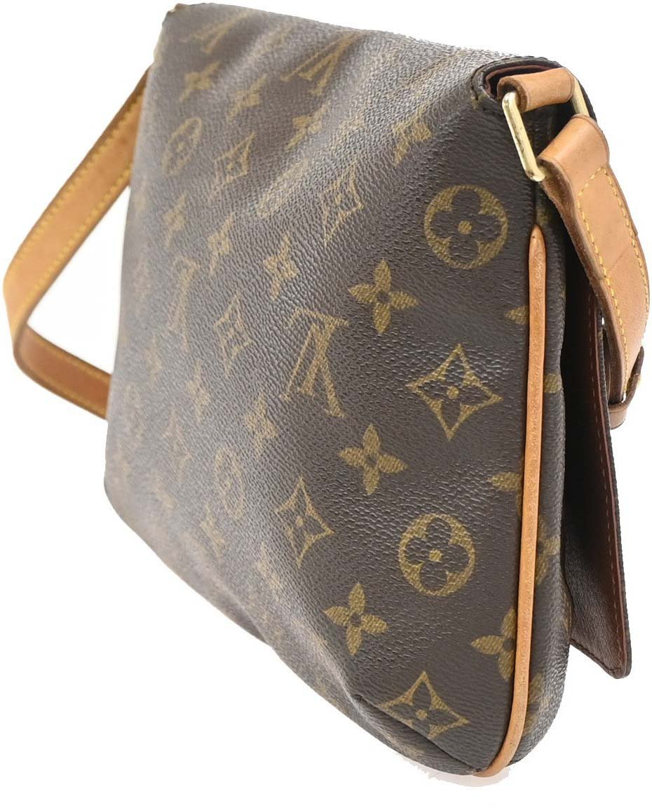 Louis Vuitton Musette Tango Monogram Canvas Bruin