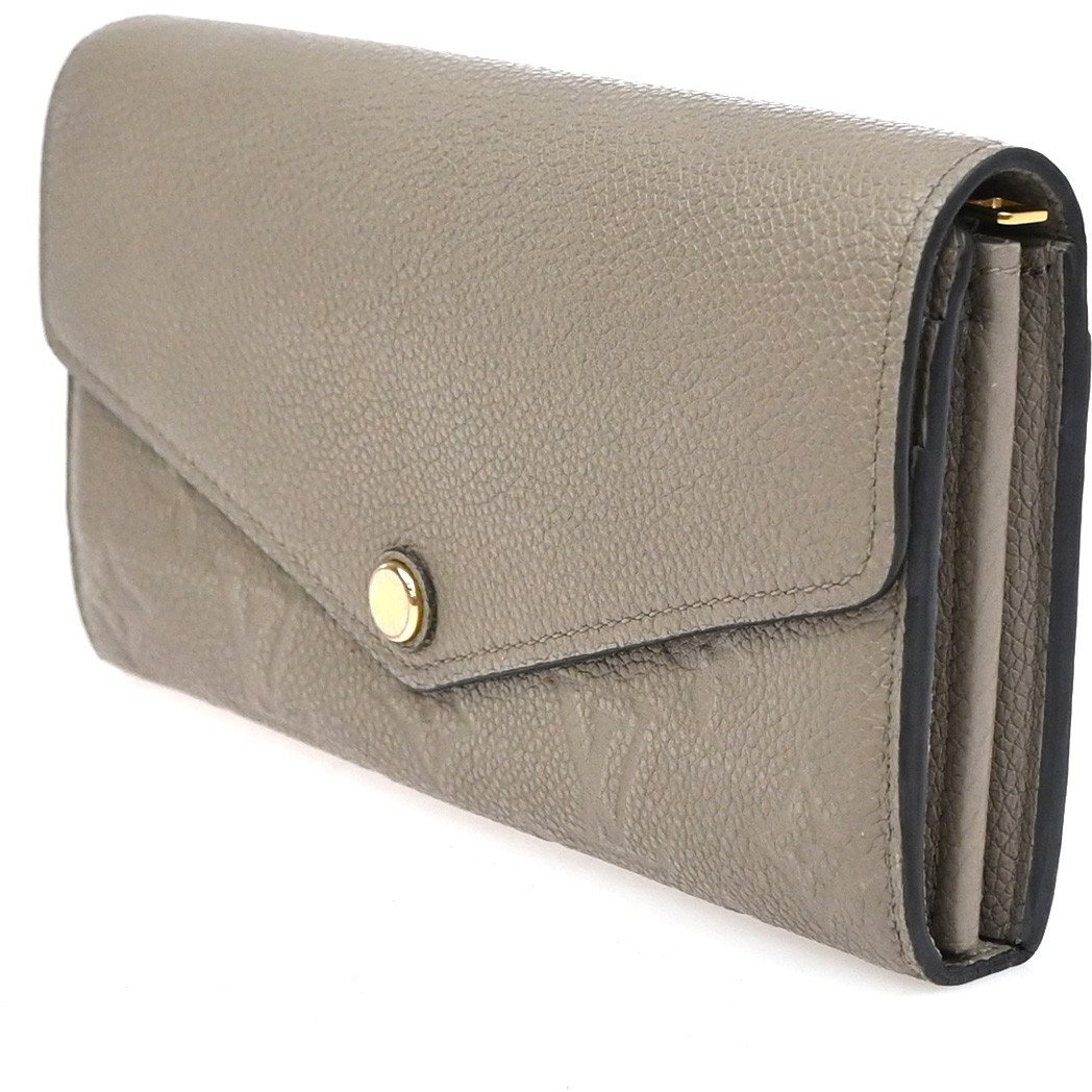 Louis Vuitton Louis Vuitton Sarah Wallet NM Monogram Empreinte Leather Beige