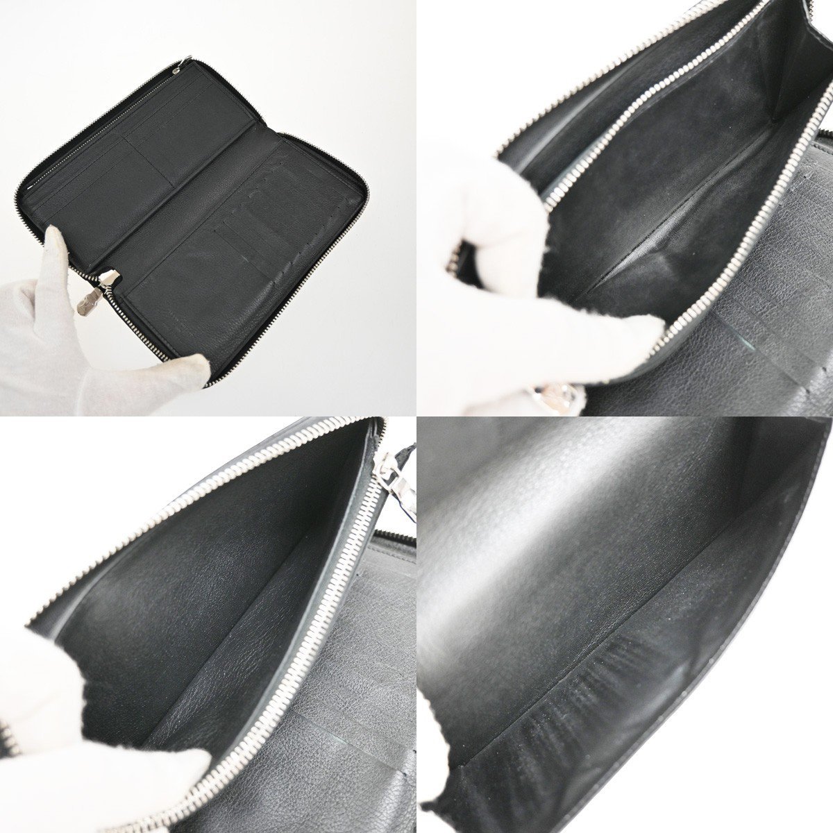 Louis Vuitton Louis Vuitton Zippy wallet vertical Taurillon Leather Zwart