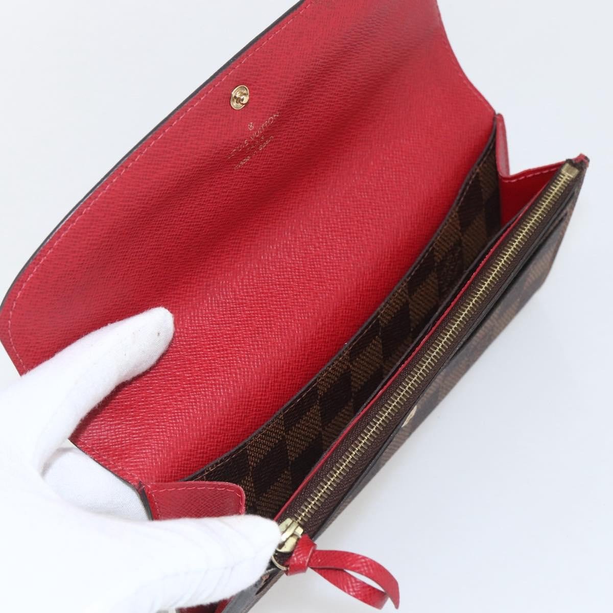 Louis Vuitton Louis Vuitton Emilie Wallet Damier Bruin