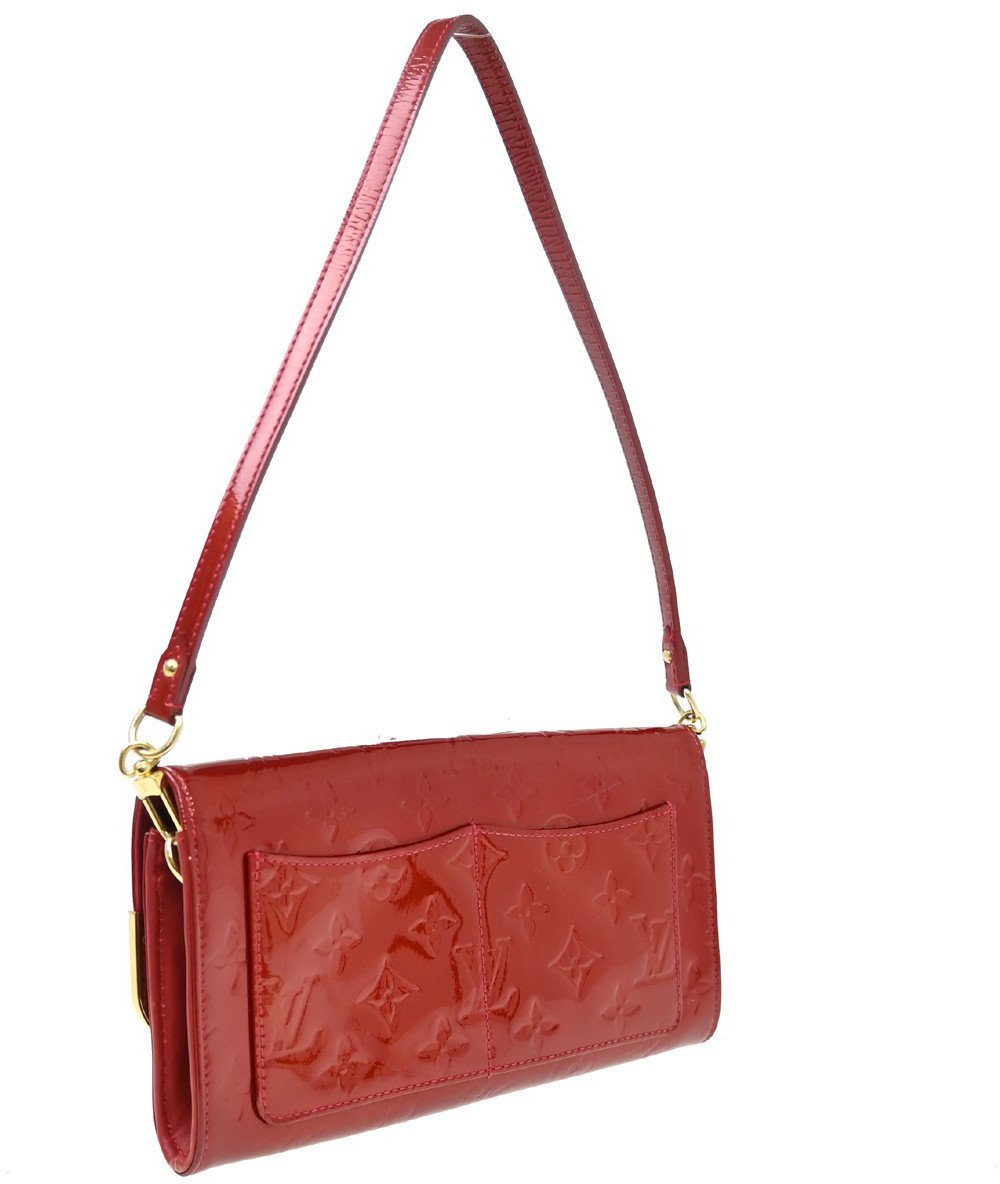Louis Vuitton Rossmore Handbag Monogram Vernis MM Rood