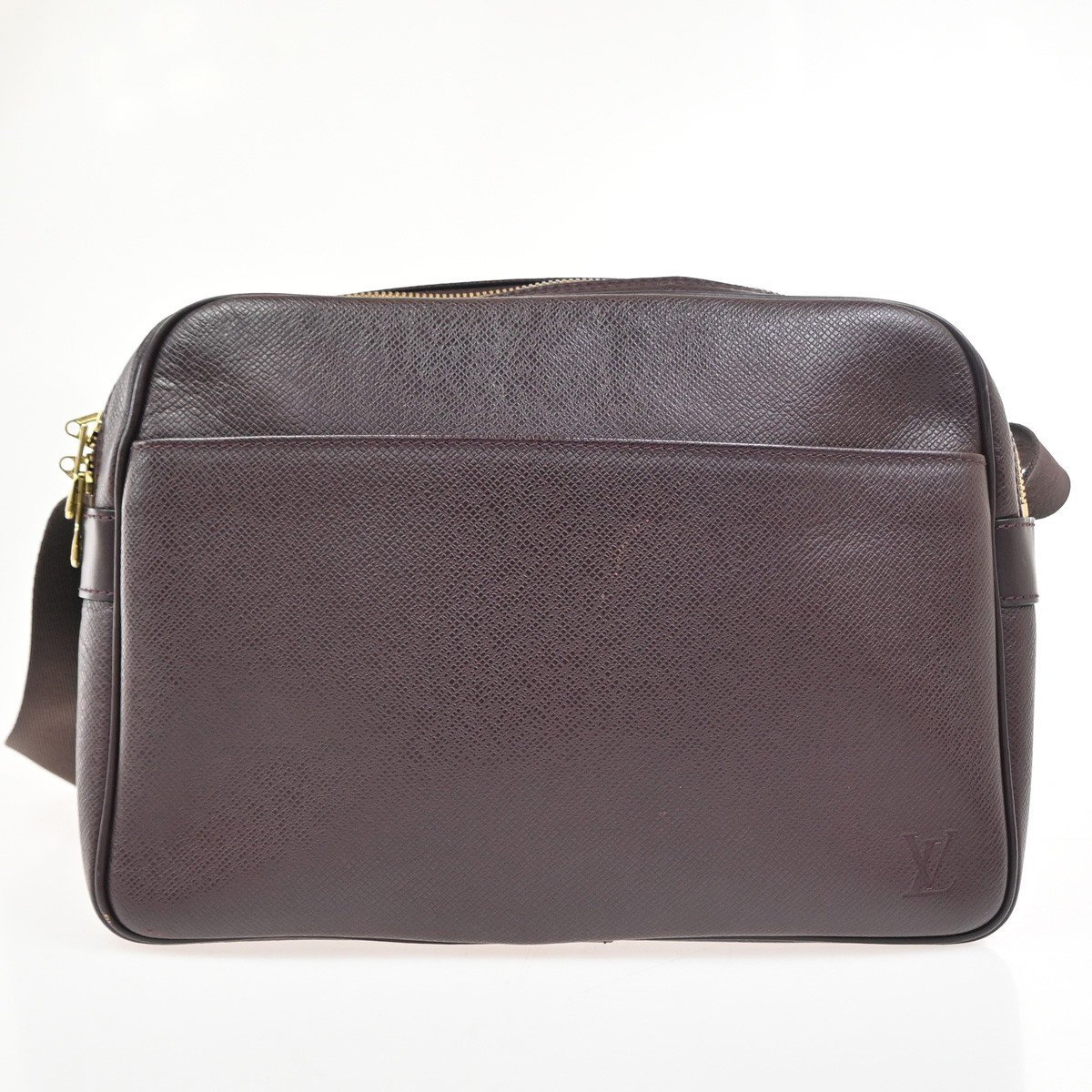Louis Vuitton Reporter Bag Taiga Leather PM Bruin