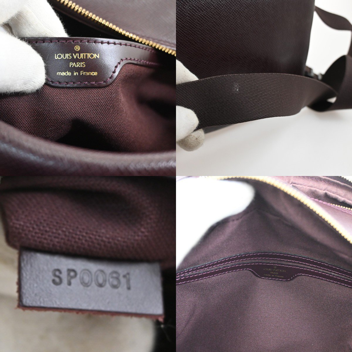 Louis Vuitton Reporter Bag Taiga Leather PM Bruin