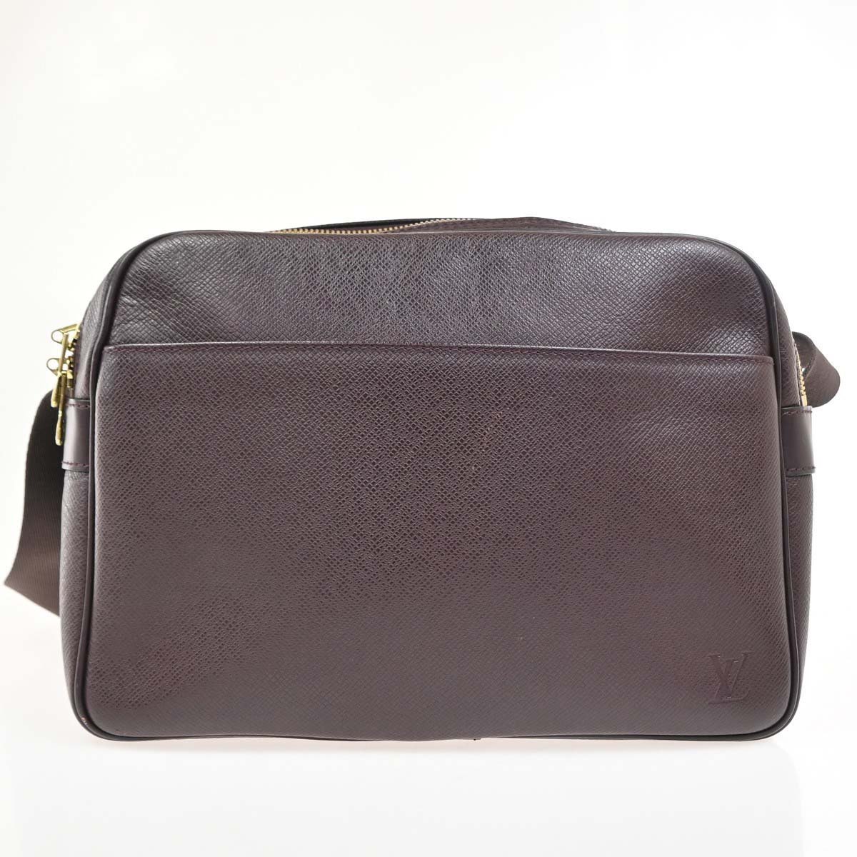 Louis Vuitton Reporter Taiga Leather PM Bruin