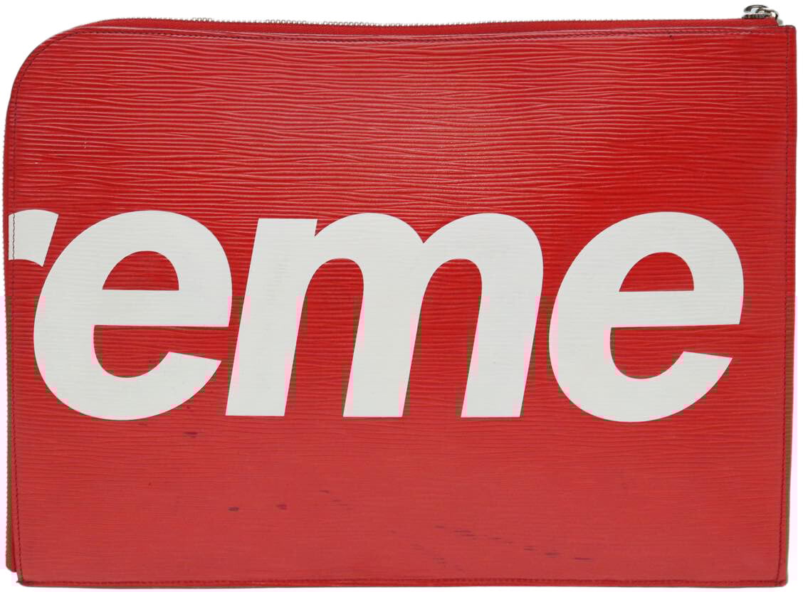 Louis Vuitton Louis Vuitton Pochette Jour Epi Leather GM Rood