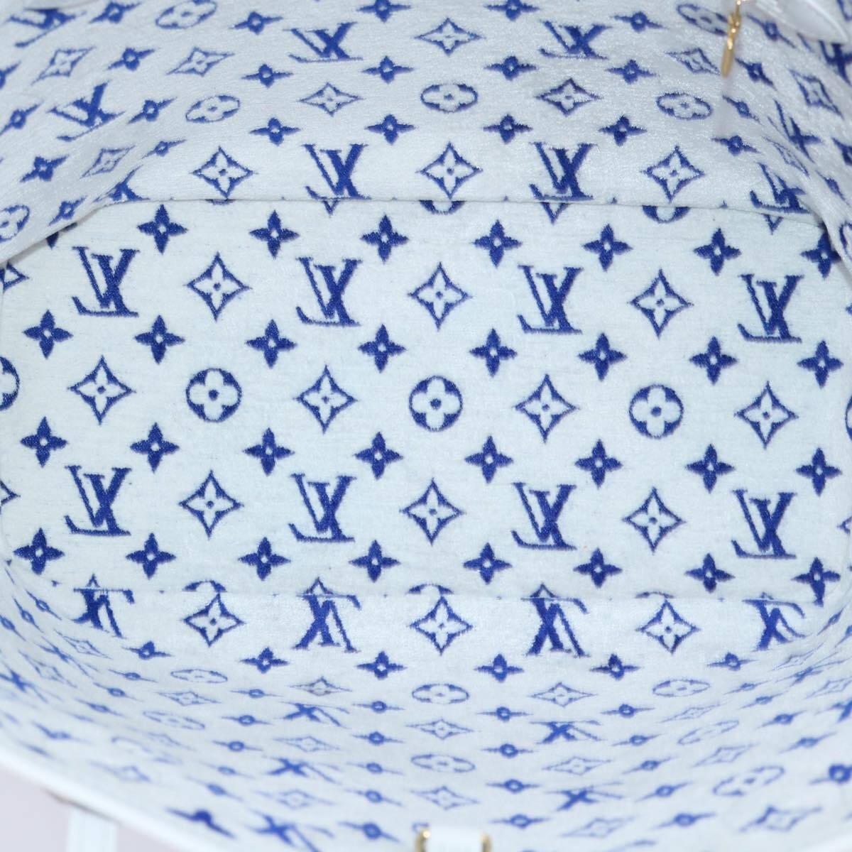 Louis Vuitton Louis Vuitton Neverfull NM Tote LV Match Monogram Jacquard Velvet MM Blauw