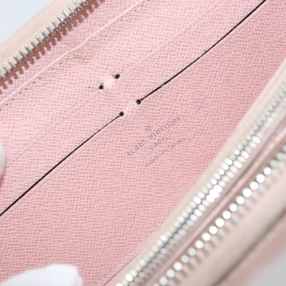 Louis Vuitton Louis Vuitton Zippy Wallet NM Epi Leather Roze