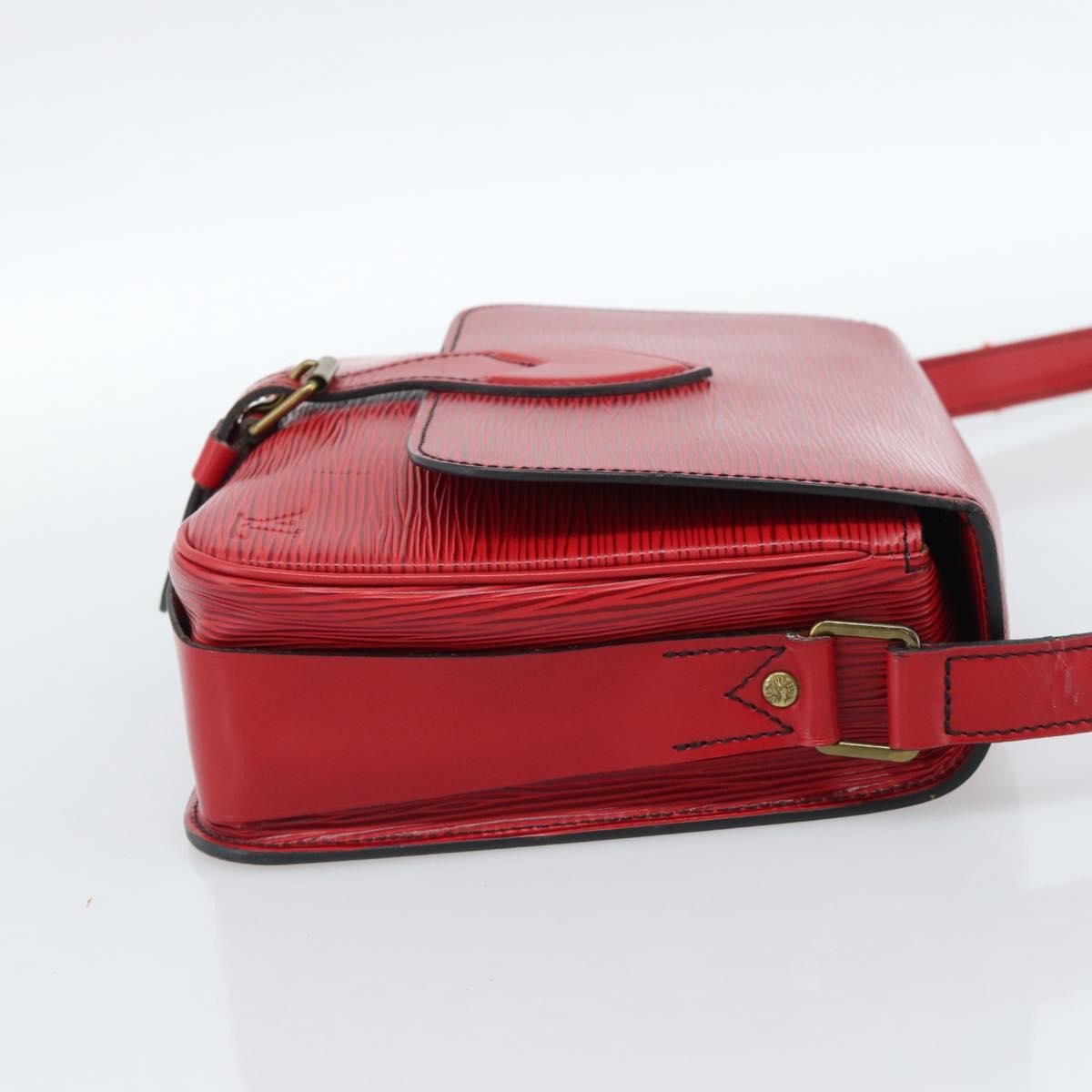 Louis Vuitton Cartouchiere Handbag Epi Leather MM Rood