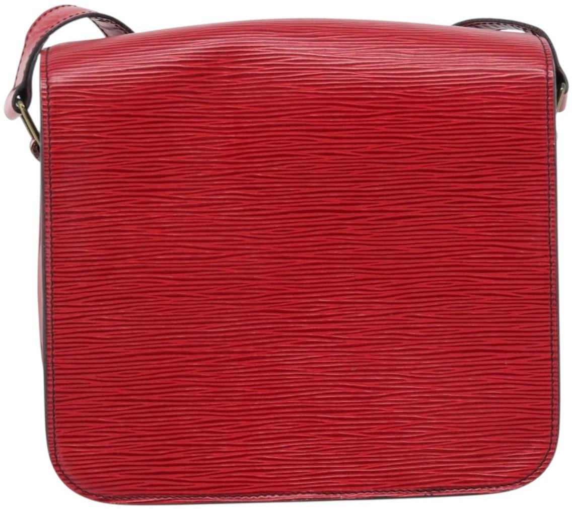Louis Vuitton Cartouchiere Handbag Epi Leather MM Rood