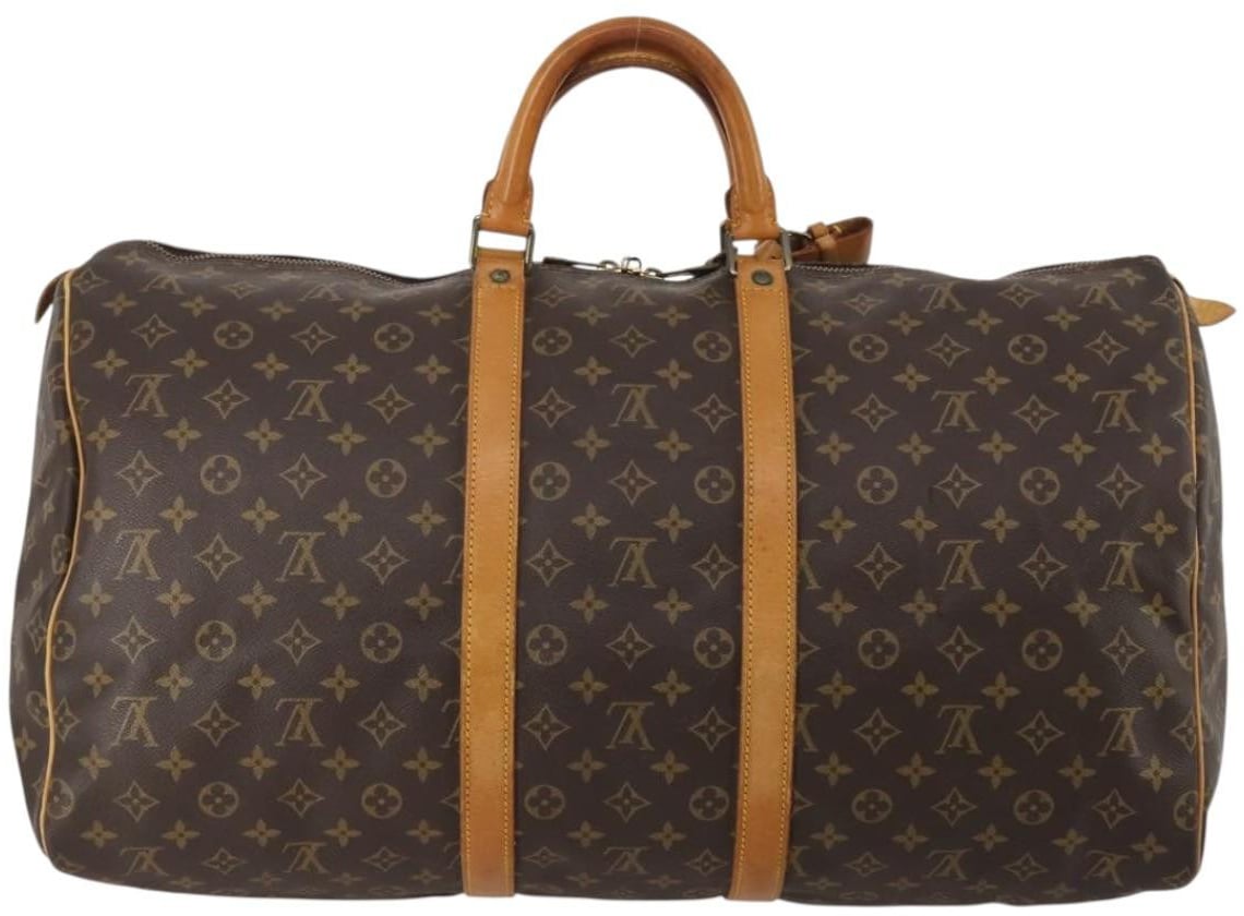 Louis Vuitton Keepall Canvas 55 Bruin