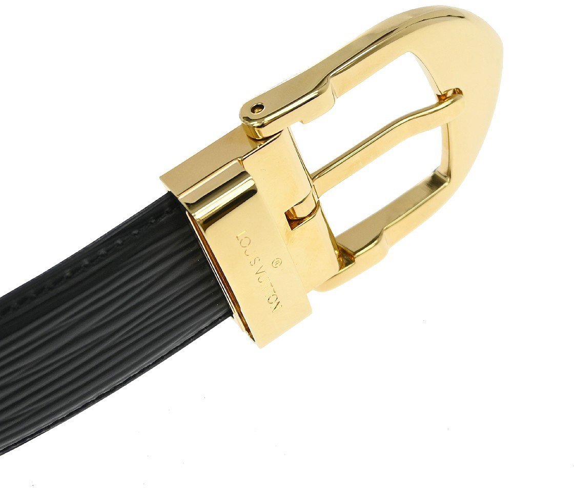 Louis Vuitton Classique Belt Epi Leather Zwart