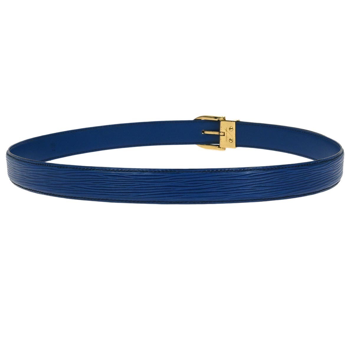 Louis Vuitton Louis Vuitton Classique Belt Epi Leather Blauw