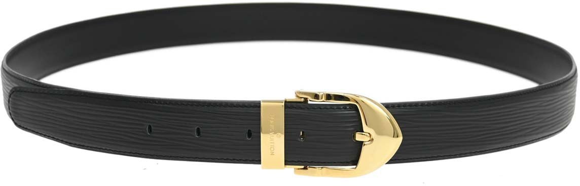 Louis Vuitton Classique Belt Epi Leather Zwart