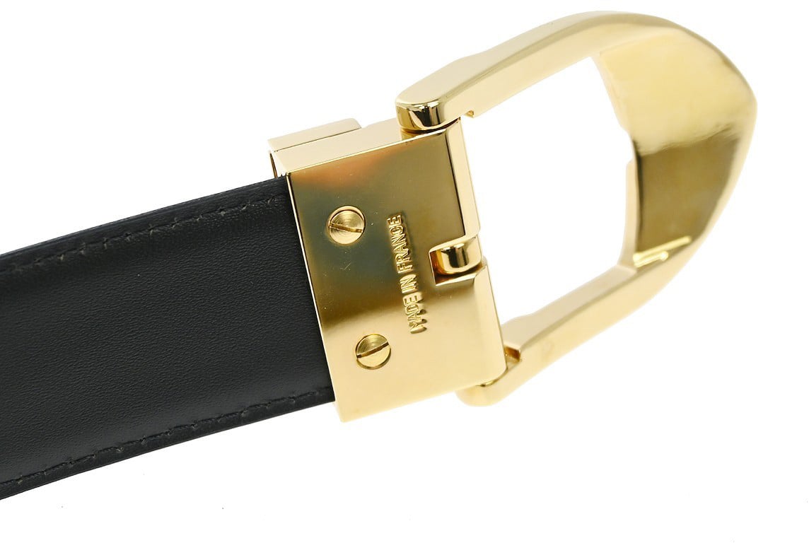 Louis Vuitton Classique Belt Epi Leather Zwart