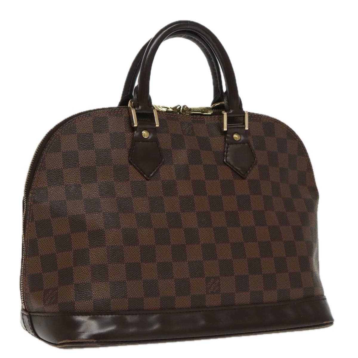 Louis Vuitton Louis Vuitton Vintage Alma Handbag Damier MM Bruin