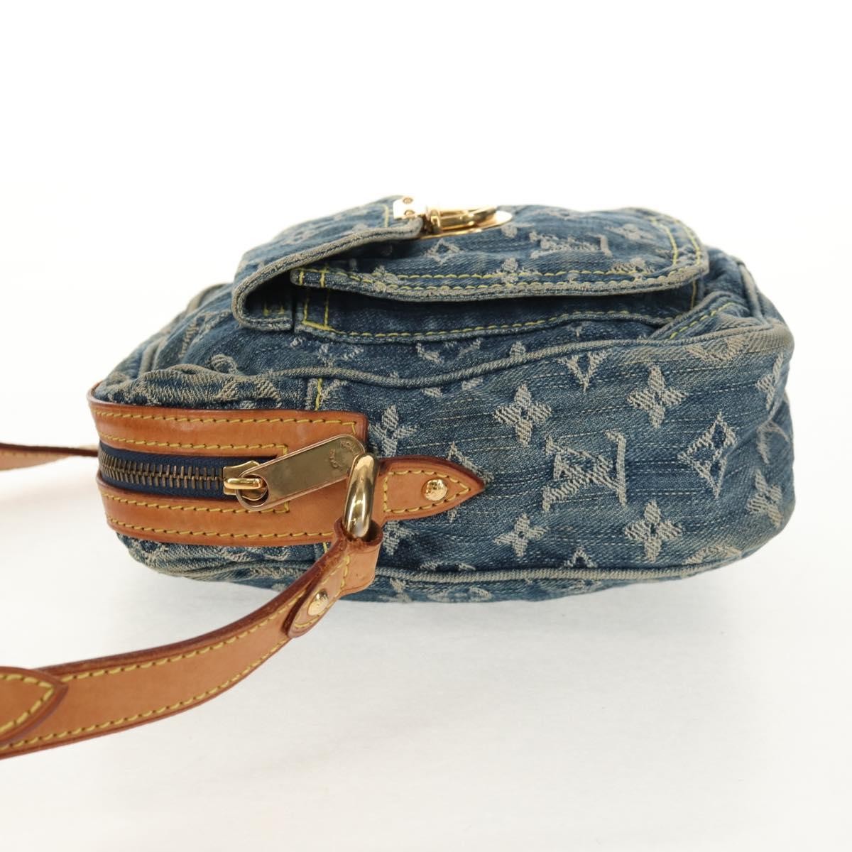 Louis Vuitton Louis Vuitton Camera Bag Monogram Denim Blauw