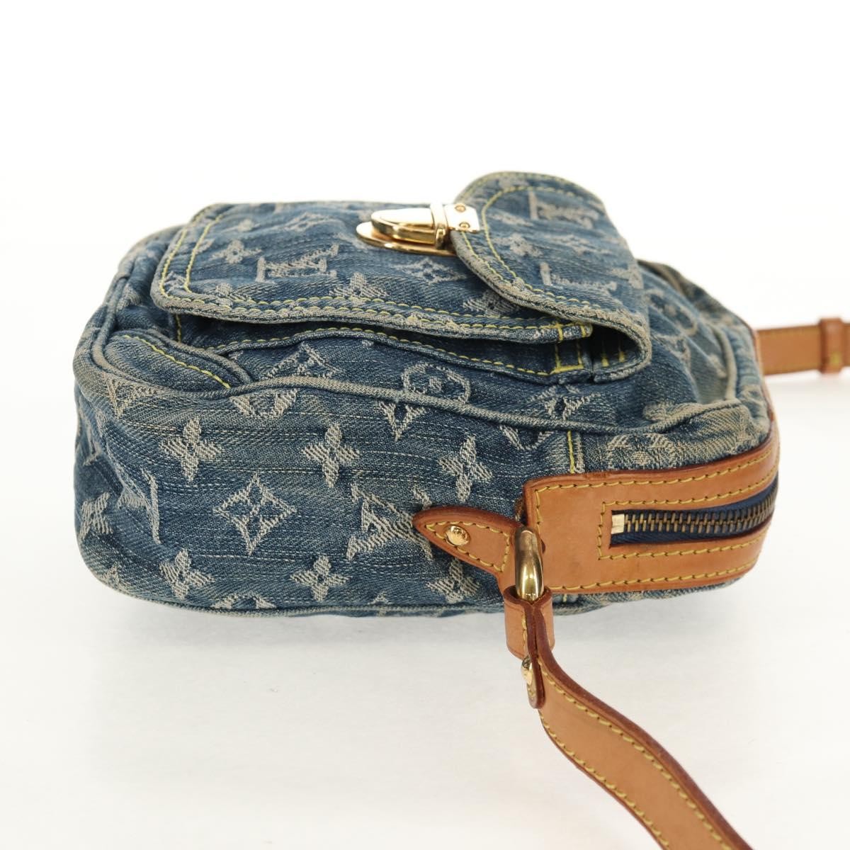 Louis Vuitton Louis Vuitton Camera Bag Monogram Denim Blauw