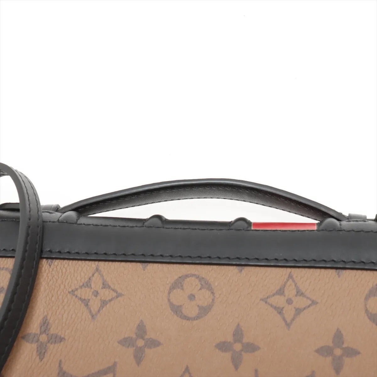 Louis Vuitton Book Chain Wallet Reverse Monogram Canvas Bruin