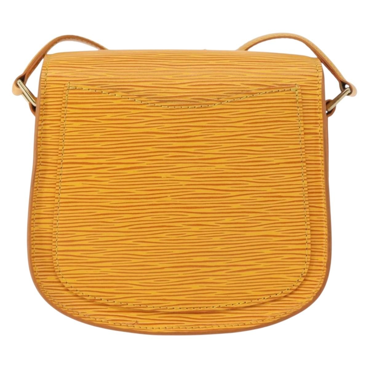 Louis Vuitton Louis Vuitton Saint Cloud Handbag Epi Leather PM Geel