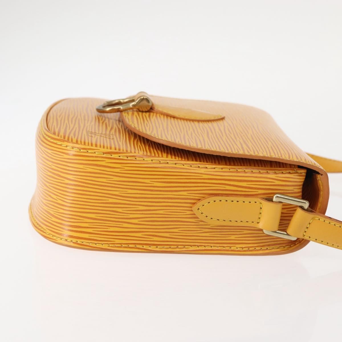 Louis Vuitton Louis Vuitton Saint Cloud Handbag Epi Leather PM Geel