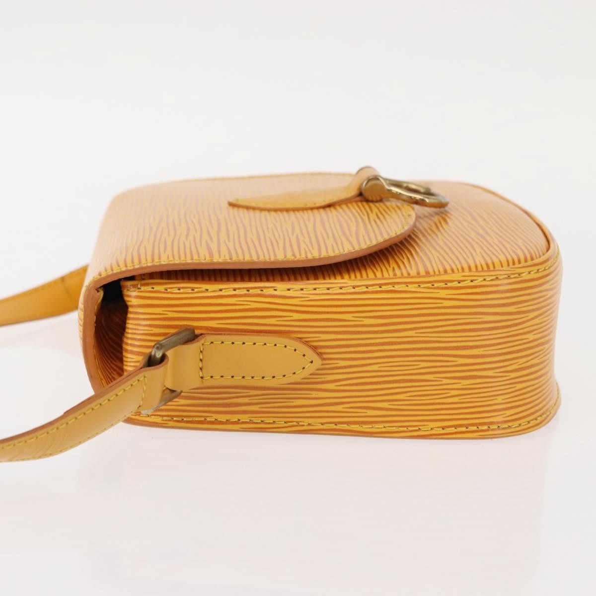 Louis Vuitton Louis Vuitton Saint Cloud Handbag Epi Leather PM Geel