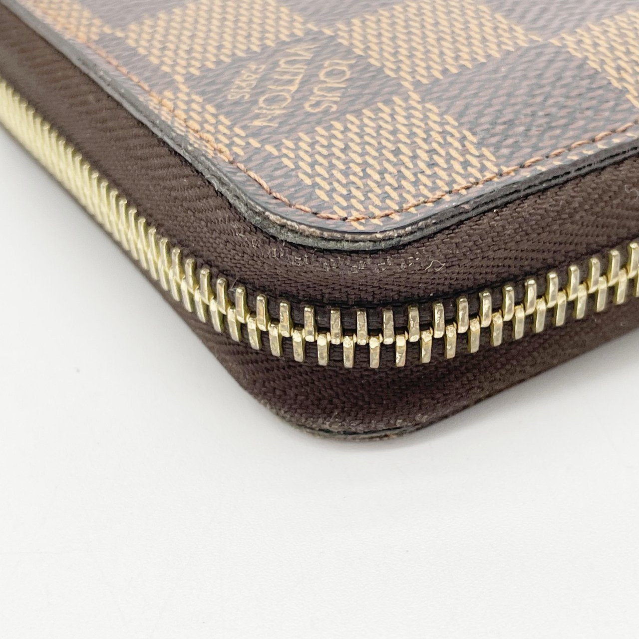 Louis Vuitton Zippy Wallet NM Damier Bruin
