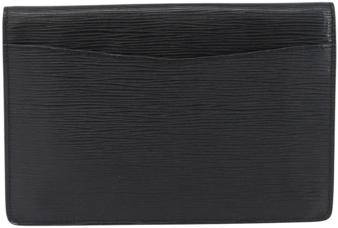 Louis Vuitton Louis Vuitton Vintage Montaigne Clutch Epi Leather Zwart