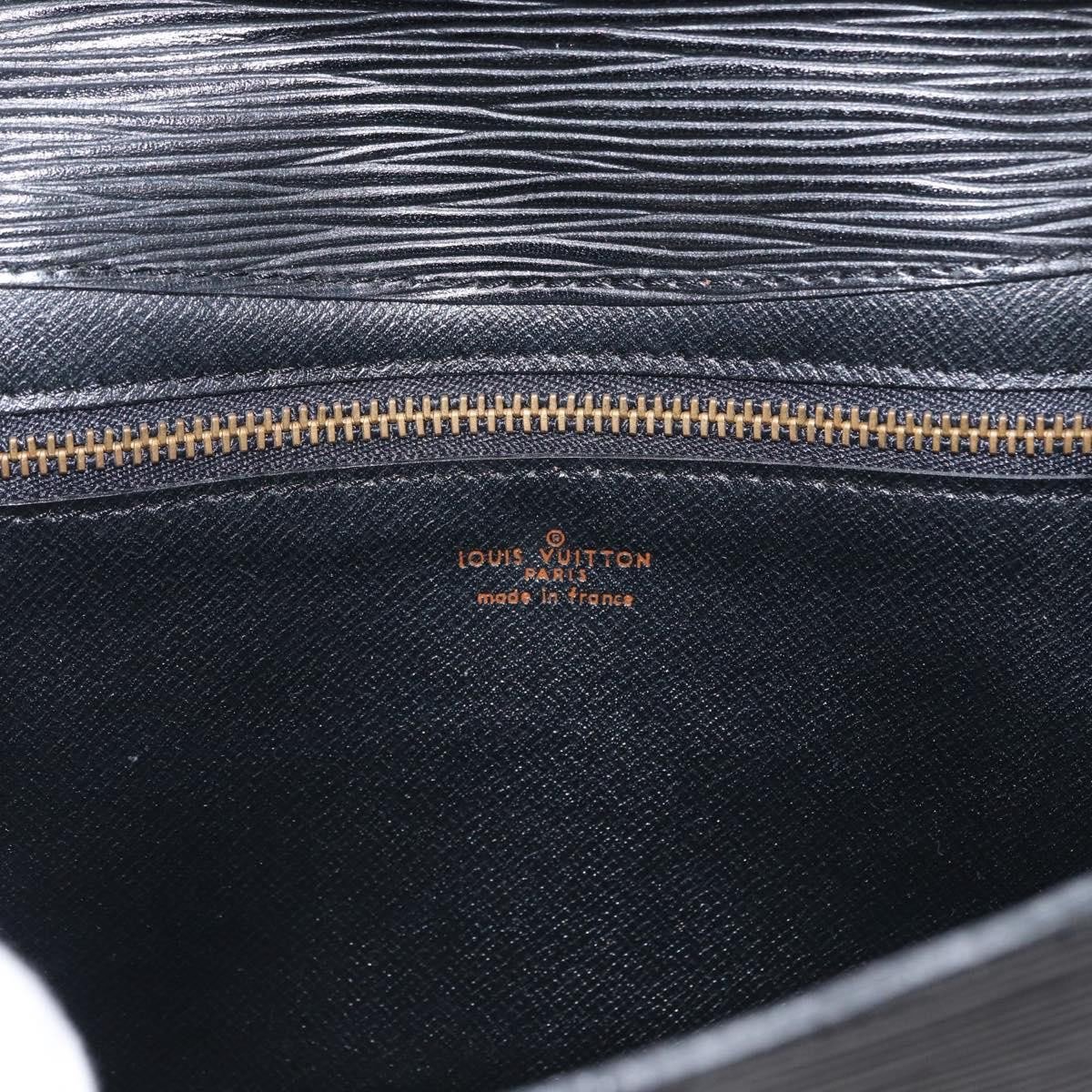 Louis Vuitton Louis Vuitton Vintage Montaigne Clutch Epi Leather Zwart