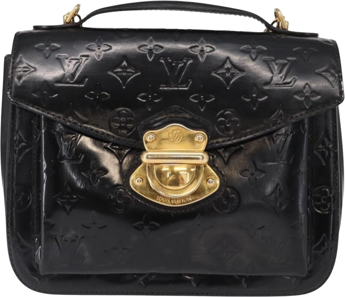 Louis Vuitton Mirada Handbag Monogram Vernis Zwart