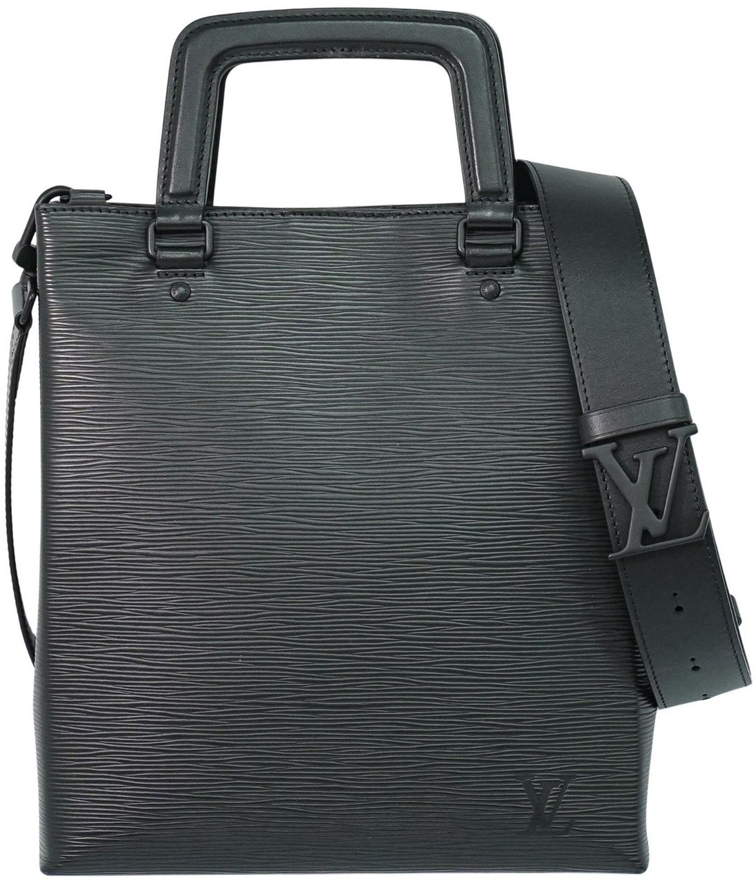 Louis Vuitton Louis Vuitton Sac Plat Fold Bag Epi Leather Zwart