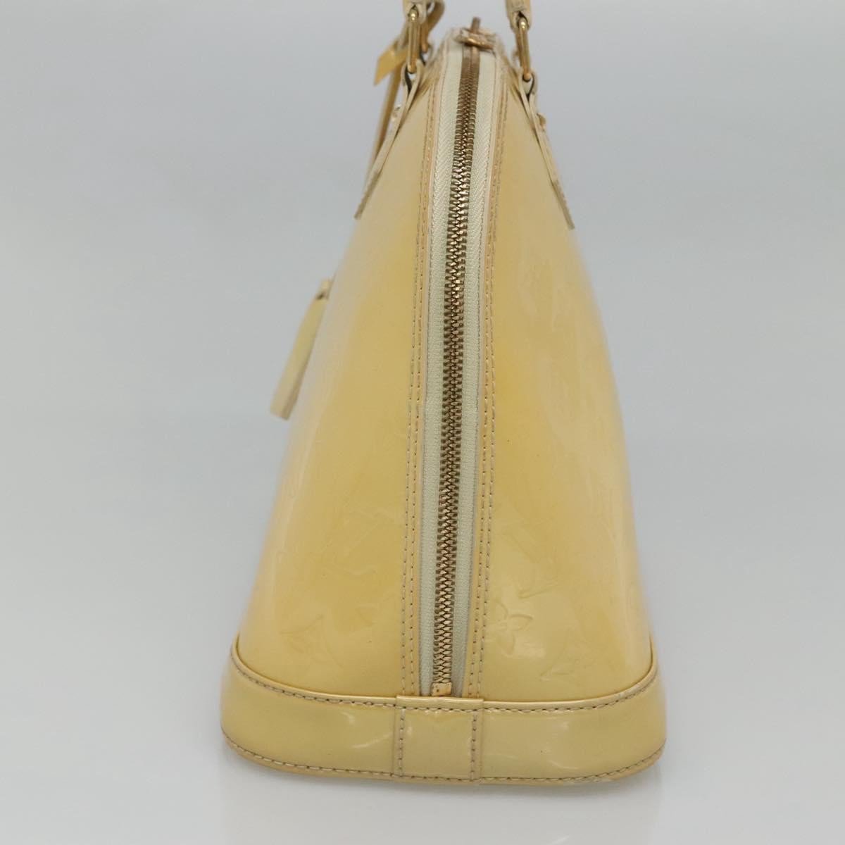 Louis Vuitton Louis Vuitton Alma Handbag Patent Leather Geel