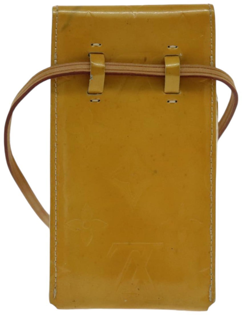 Louis Vuitton Walker Wallet Monogram Vernis Geel