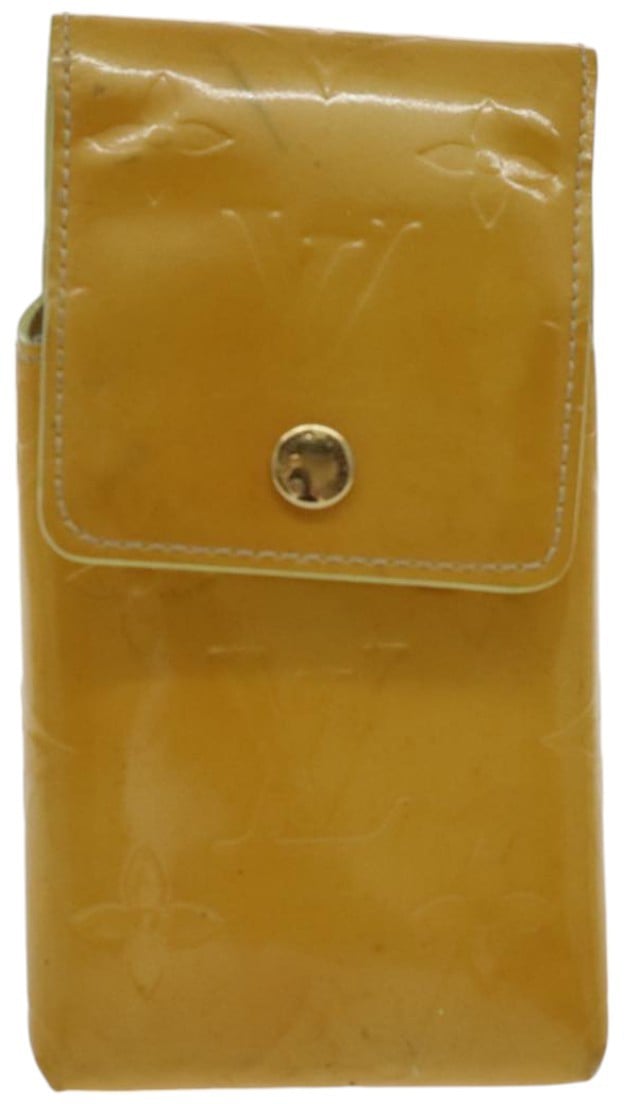 Louis Vuitton Walker Wallet Monogram Vernis Geel