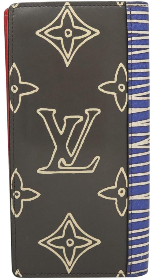 Louis Vuitton Louis Vuitton Porte Feuille Brother Patchwork Blauw