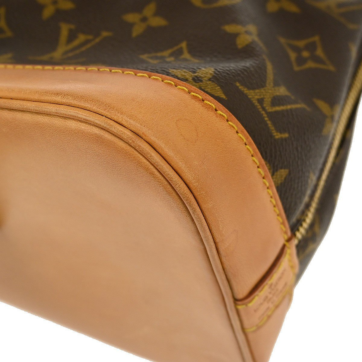 Louis Vuitton Louis Vuitton Vintage Alma Handbag Monogram Canvas GM Bruin
