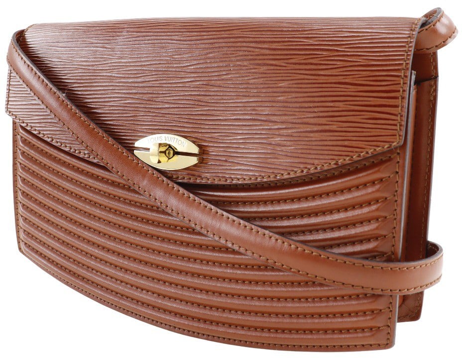 Louis Vuitton Louis Vuitton Prebourg Shoulder Bag Epi Leather Bruin