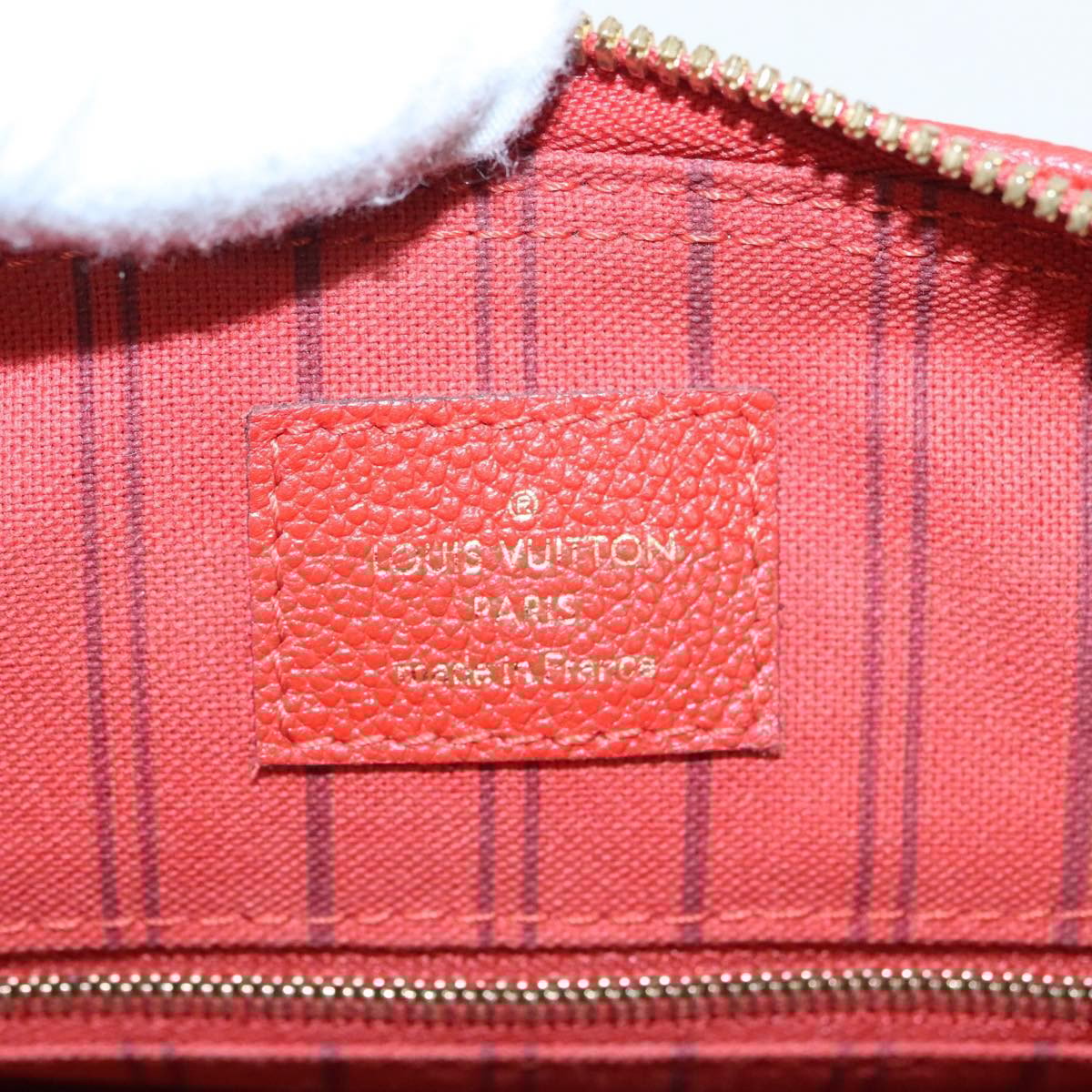 Louis Vuitton Louis Vuitton Speedy Bandouliere Bag Monogram Empreinte Giant 25 Rood