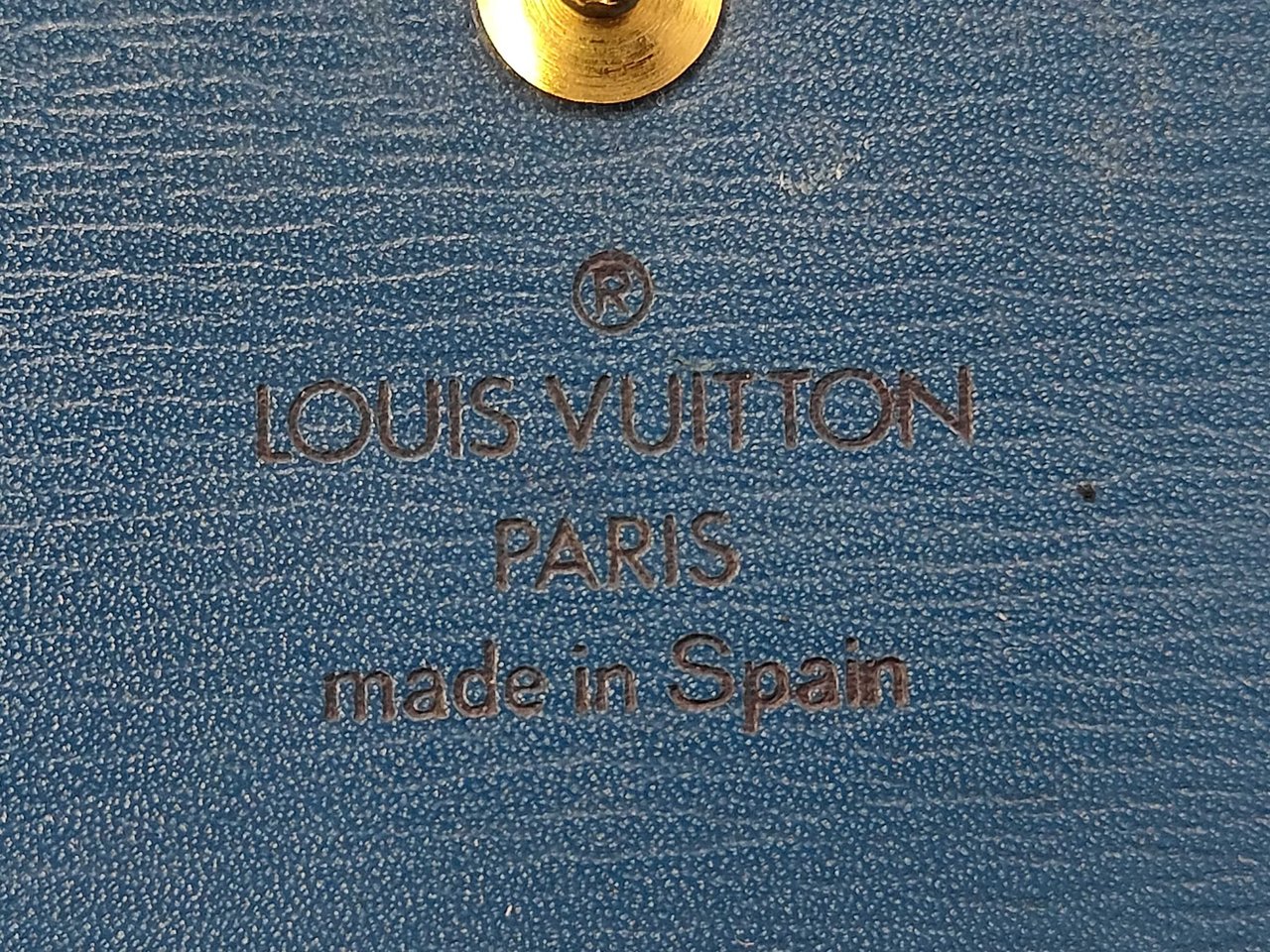 Louis Vuitton Louis Vuitton Wallet epi epi leather medium Blauw
