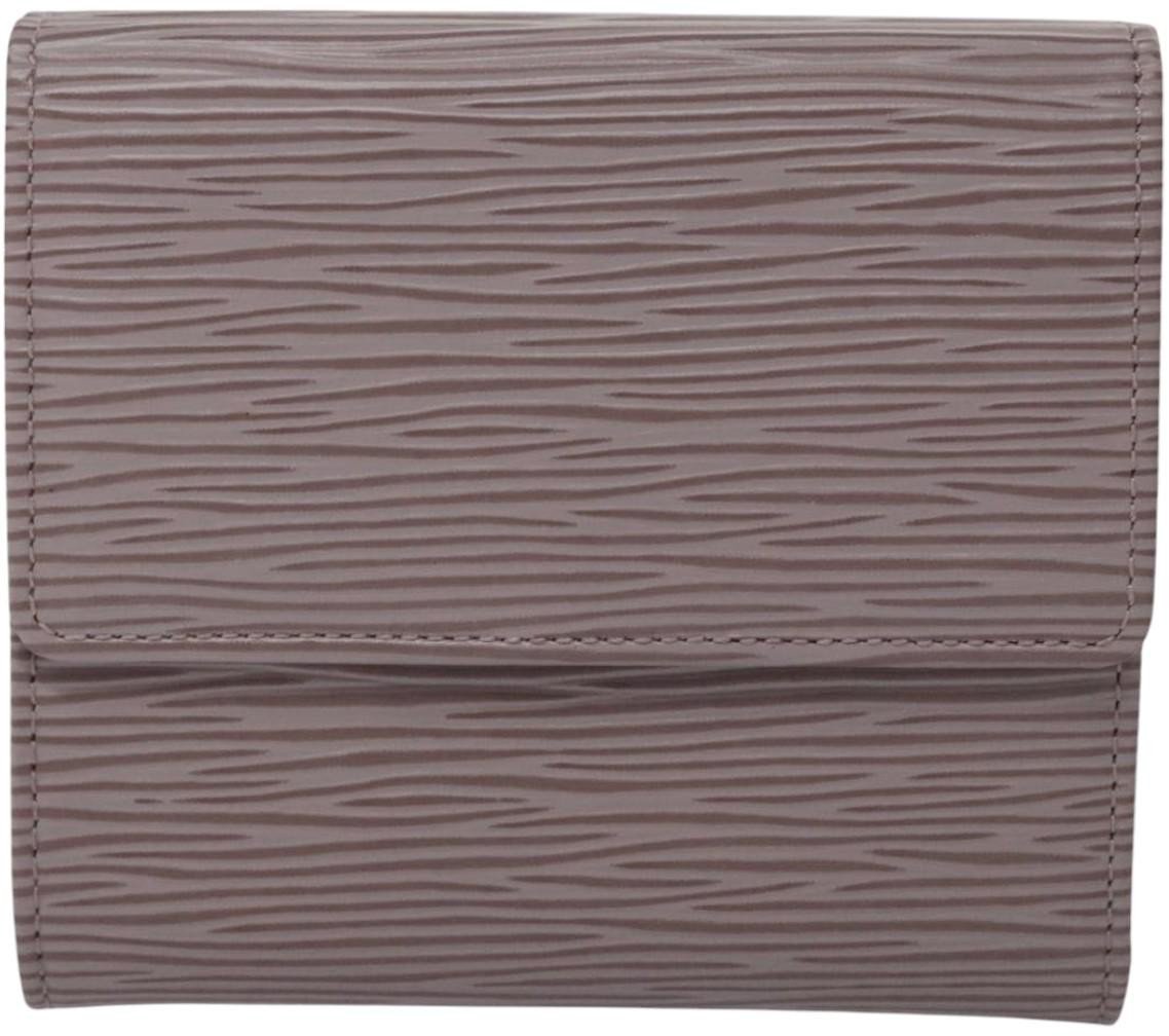 Louis Vuitton Louis Vuitton Elise Wallet Epi Leather Paars