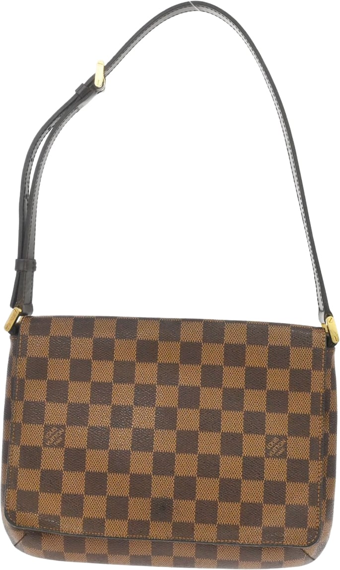 Louis Vuitton Louis Vuitton Musette Tango Handbag Damier Bruin