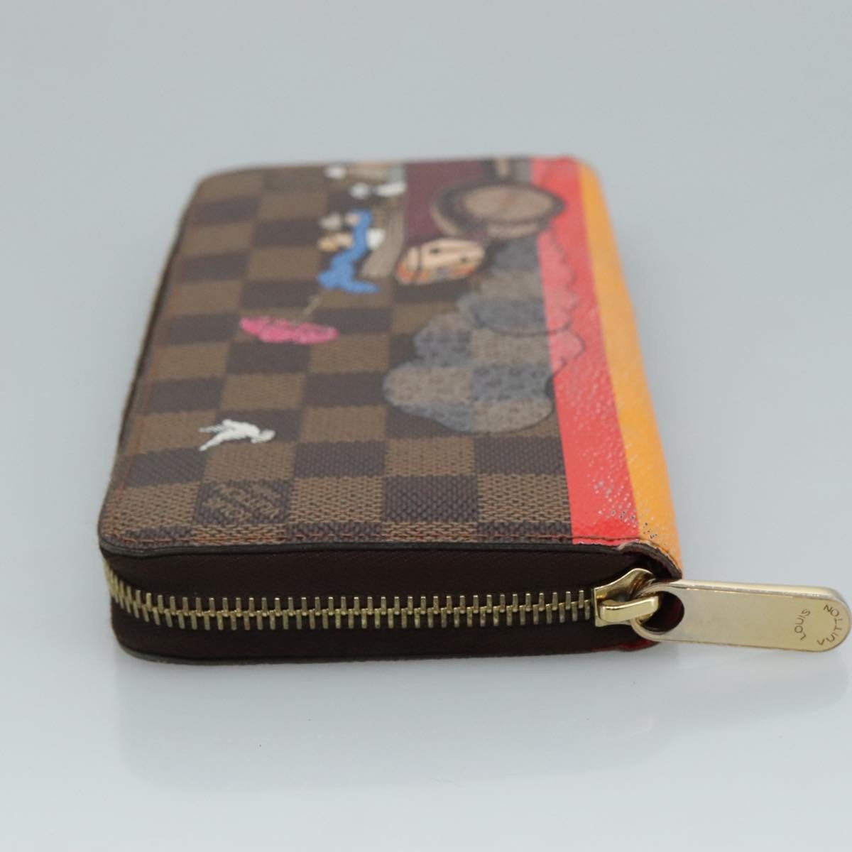 Louis Vuitton Louis Vuitton Porte-Monnaie Zippy Wallet Monogram Evasion Bruin